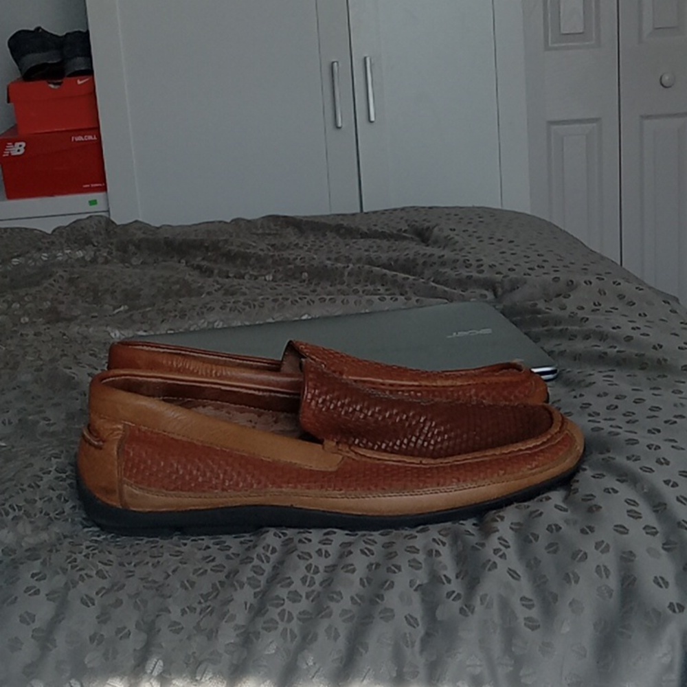 Tommy Bahama "Naples Driver All Over Woven" Slip On Size 12M